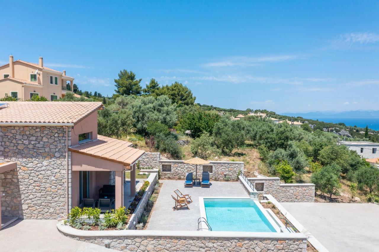 31 Blue Ionian Villas Apolpaina المظهر الخارجي الصورة