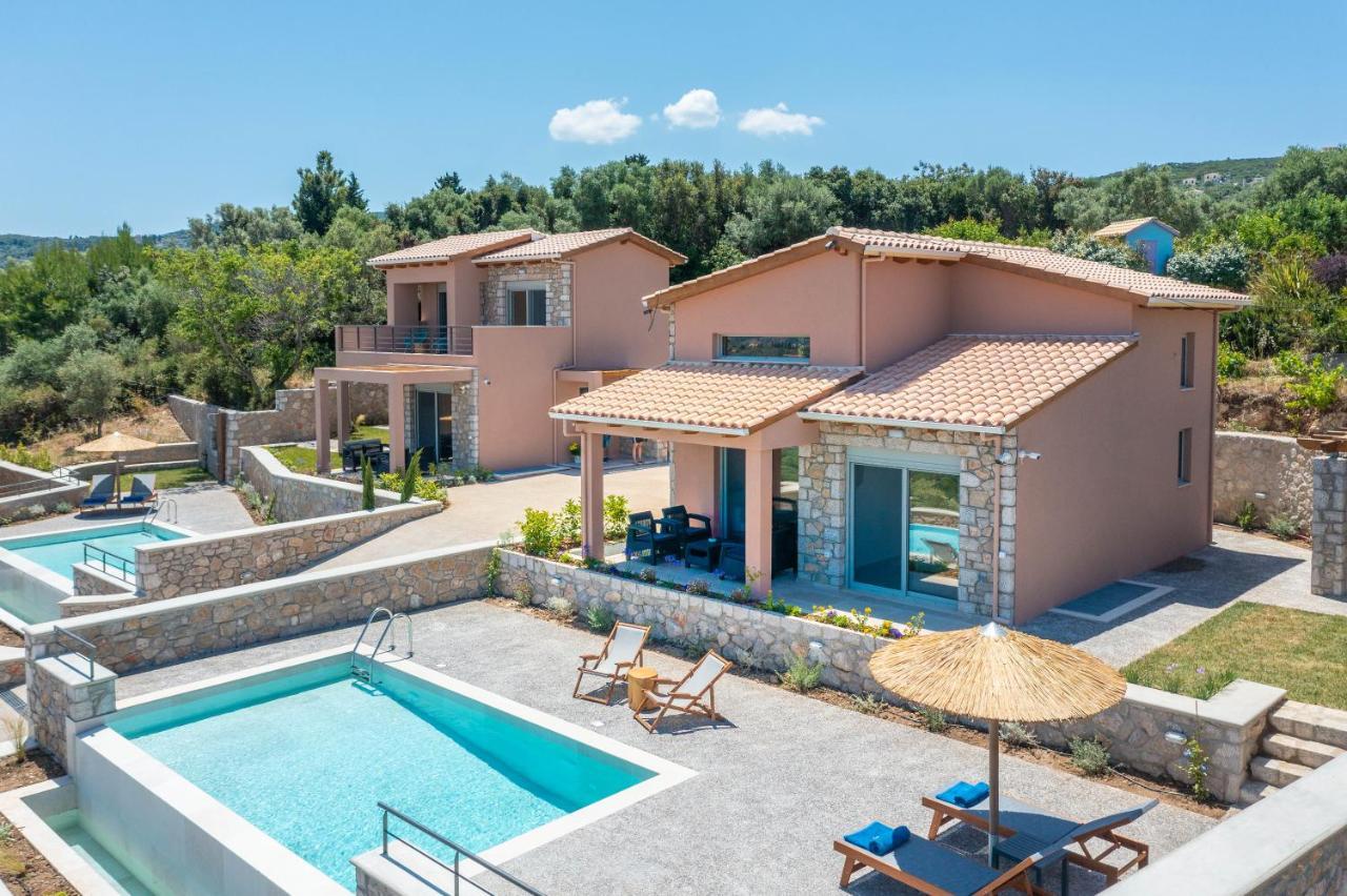 31 Blue Ionian Villas Apolpaina المظهر الخارجي الصورة