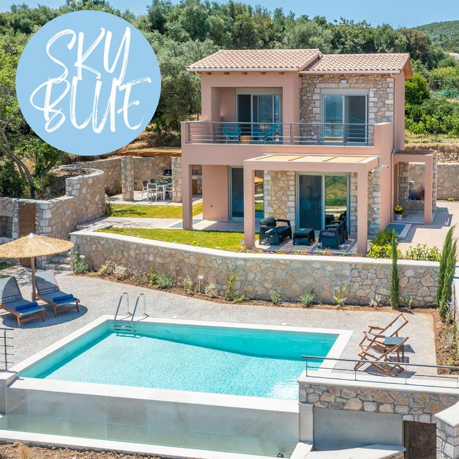 31 Blue Ionian Villas Apolpaina المظهر الخارجي الصورة